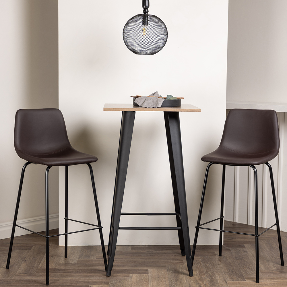 Spisegruppe Venture Home Tempe med 2 stk Alexi Stoler