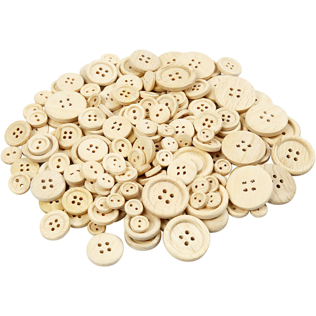Treknapper Creativ Company Dia 8+11+15+18+23 mm 440 stk/1 Pk