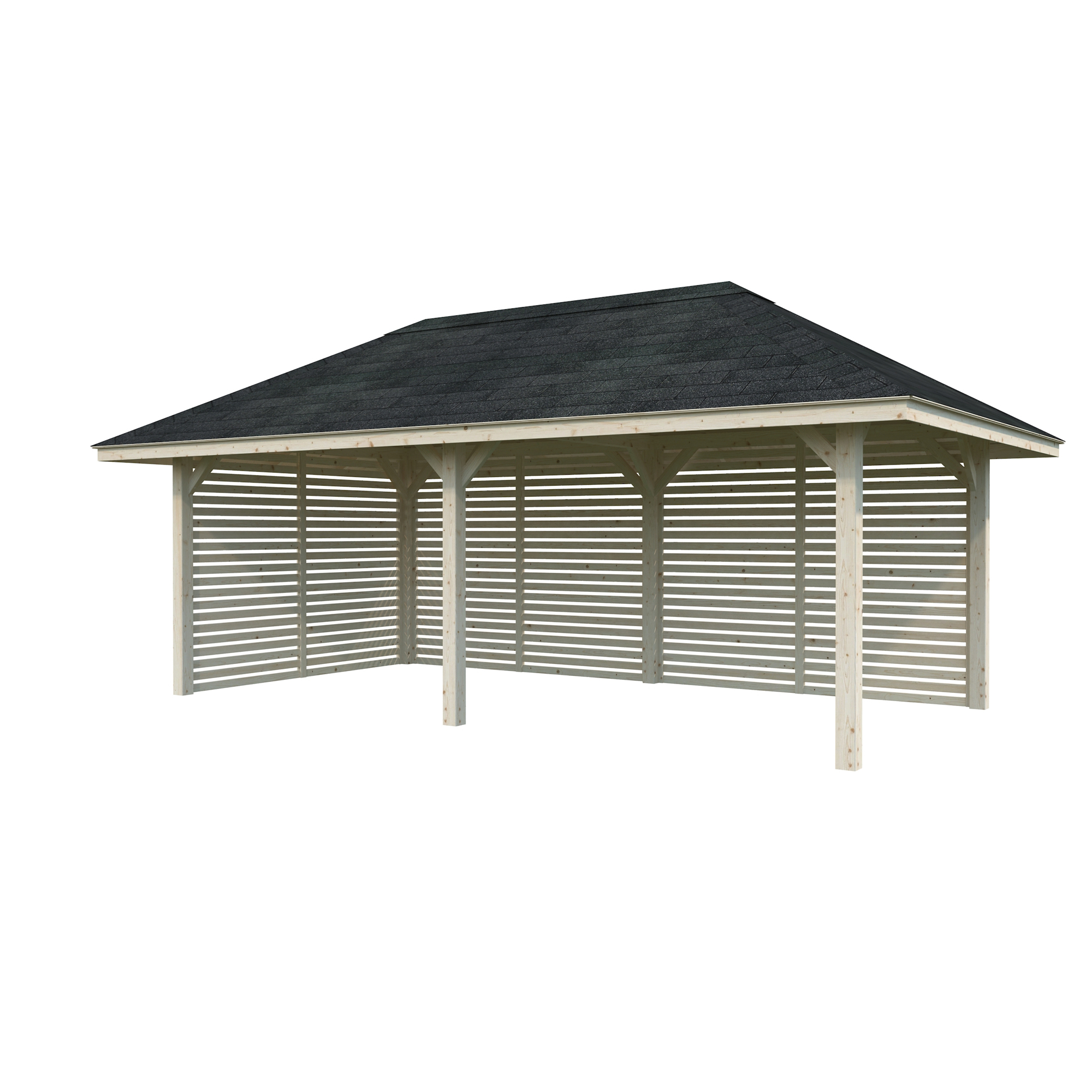 Paviljong Palmako Bianca 16,6 m2 Sett 109
