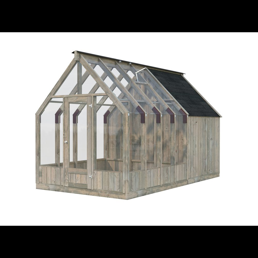 Drivhus Palmako Emilia 10,2 m² (inv. 5,4+4,0 m²)