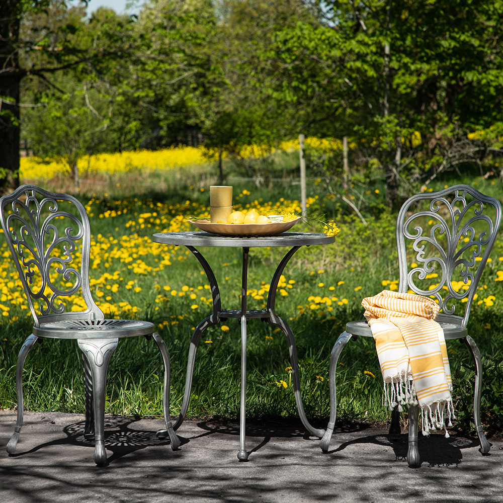 Cafégruppe Venture Home Nandin ø60 cm med 2 Stoler