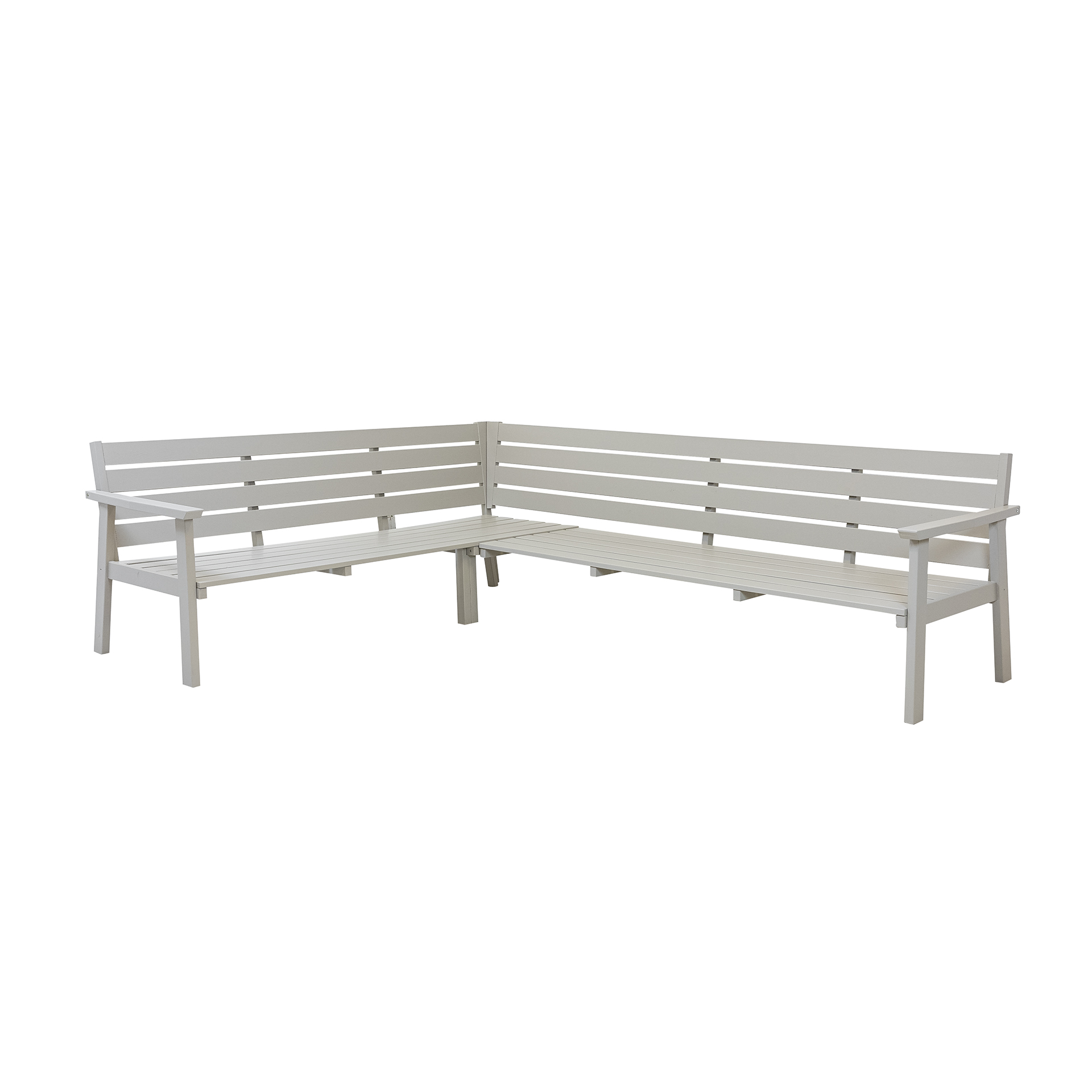 Hagesofa Eden Wood Ransvik Hjørnesofa 200 x 270 cm inkl Puter Greige