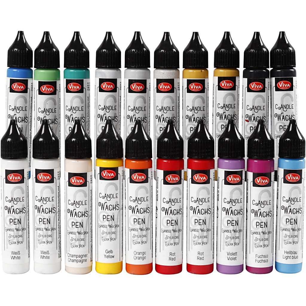 Lysvoks Creativ Company Ass Farger 20x25 ml/1 Pk