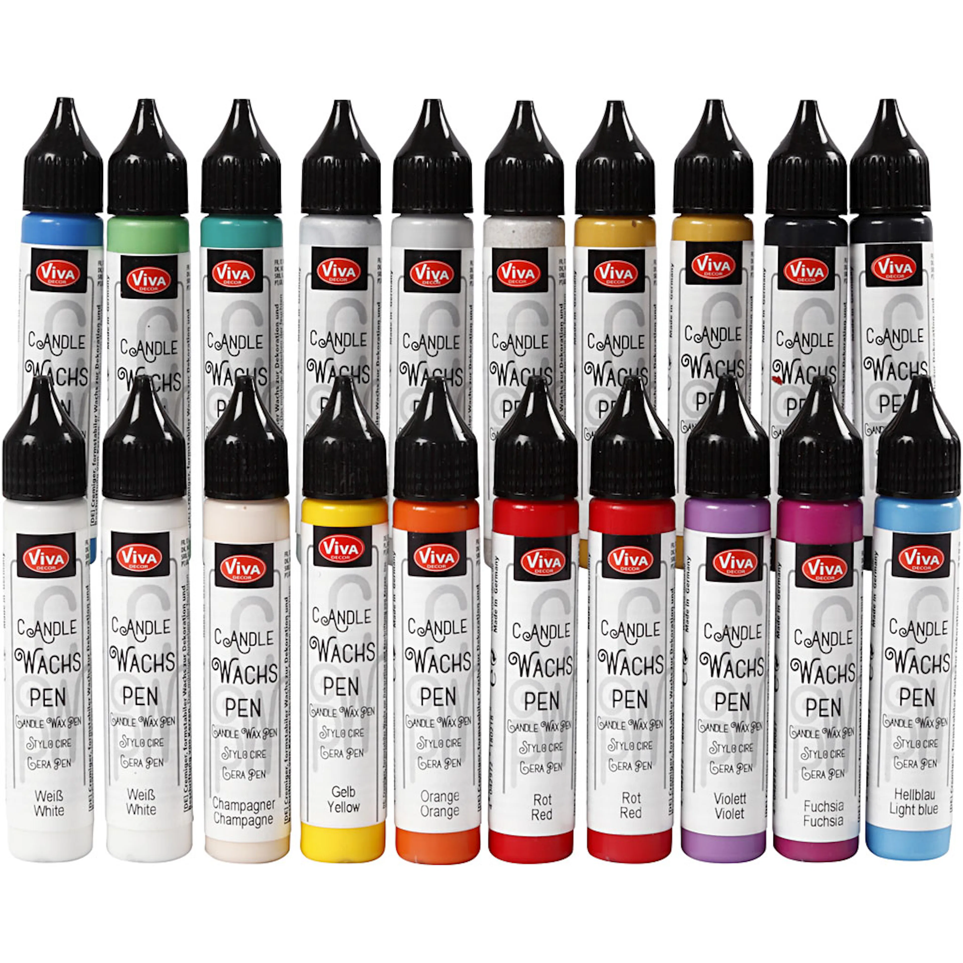 Lysvoks Creativ Company Ass Farger 20x25 ml/1 Pk