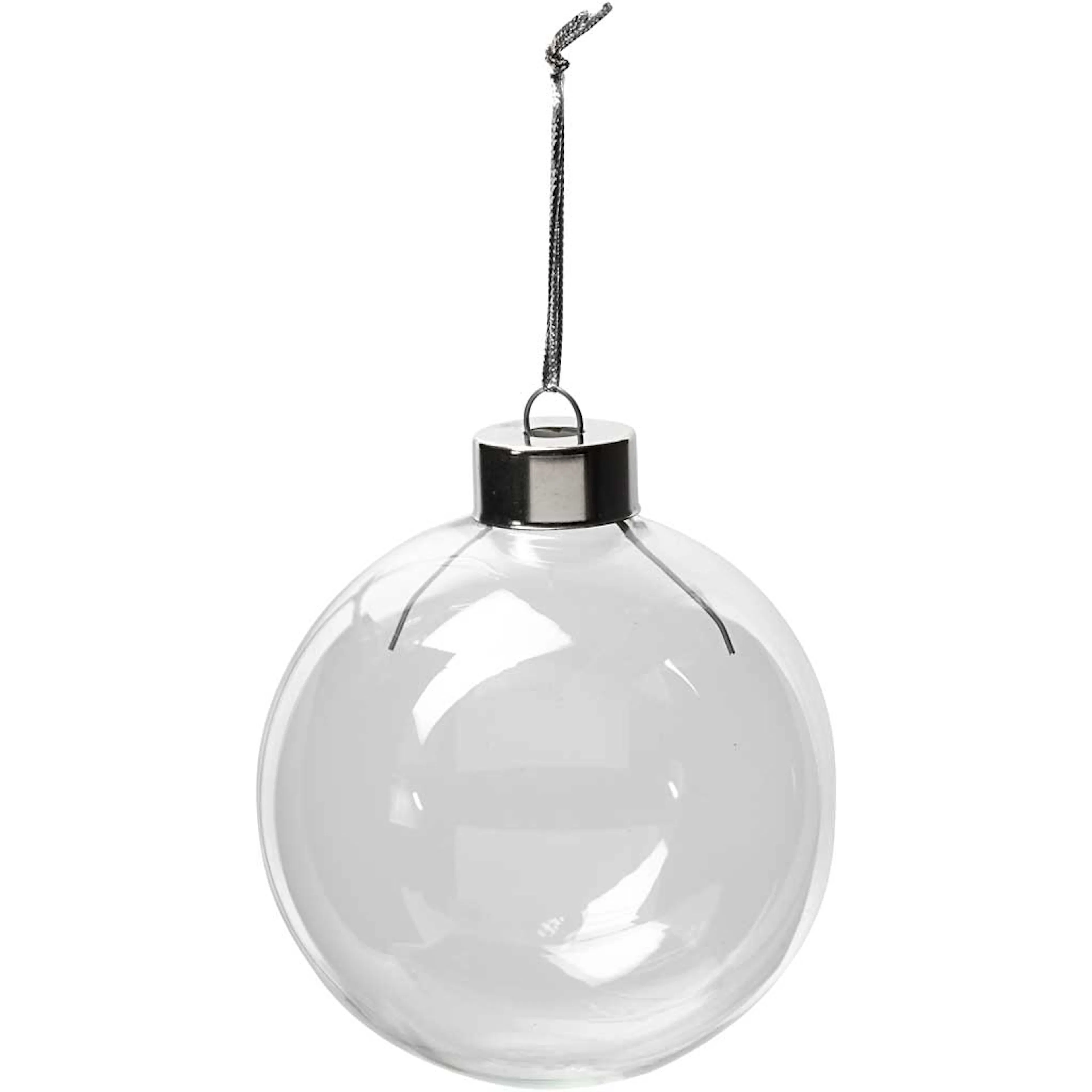 Glasskuler Creativ Company Transparent H 8,9 cm 6 stk/1 Pk
