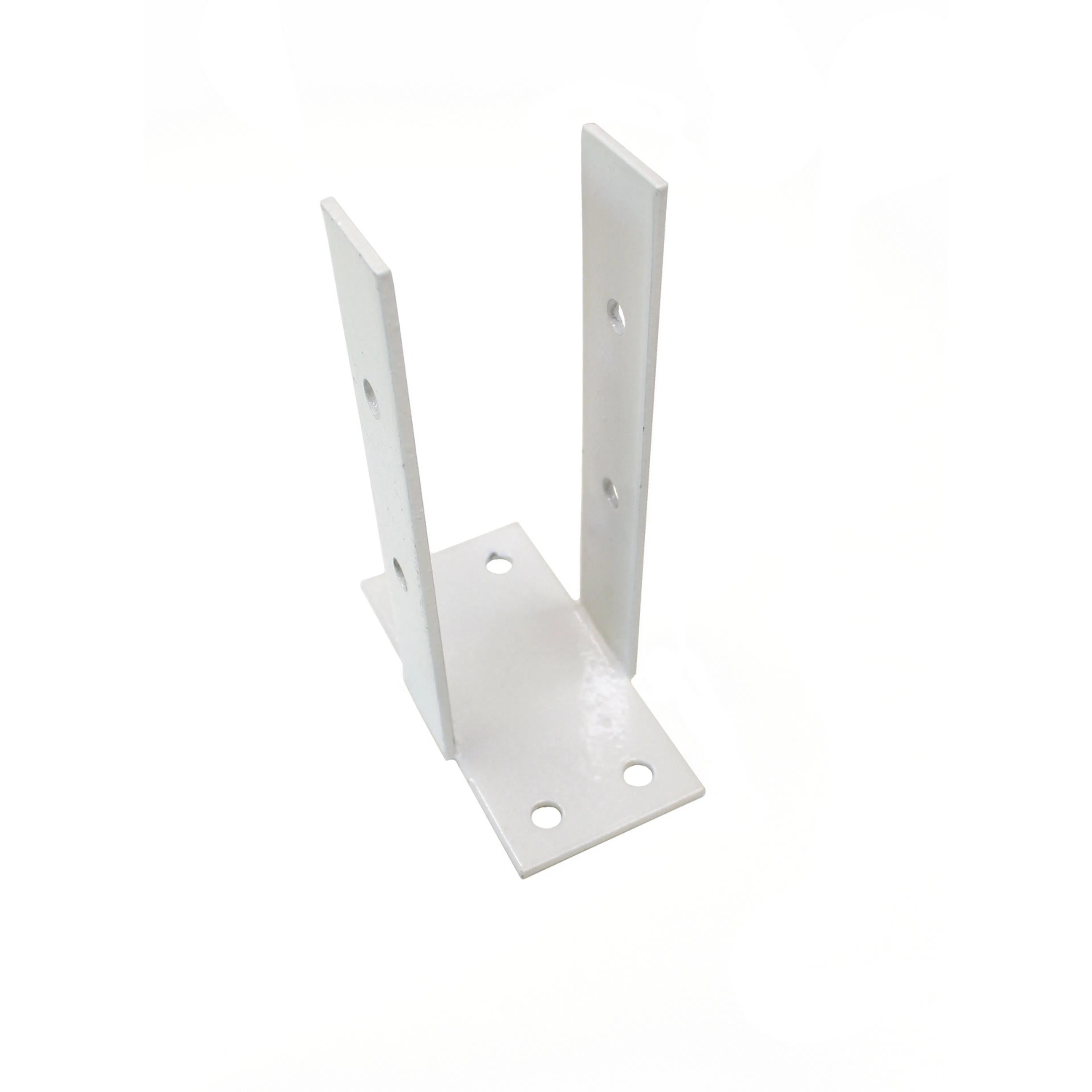 Post leg C-type (Side support) 70x70 white Hvit, 70x70 mm