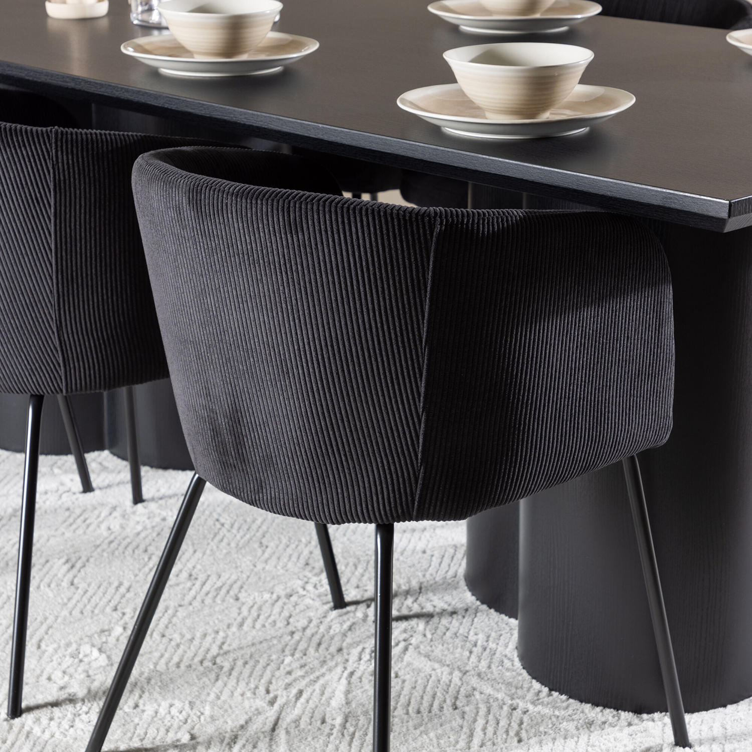 Spisegruppe Venture Home Olivia 210 med 6 stk Berit Stoler