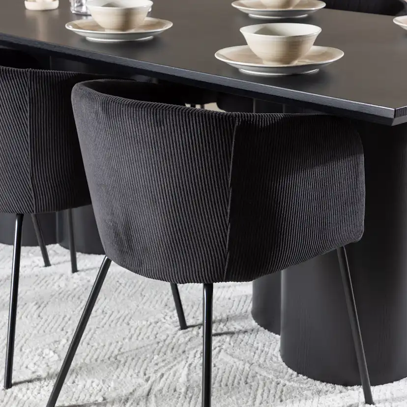 Spisegruppe Venture Home Olivia 210 med 6 stk Berit Stoler