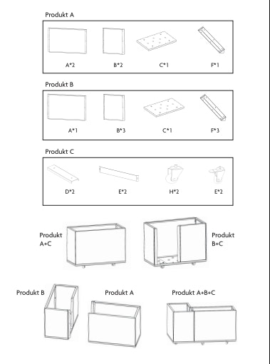 Krukke Skotte Garden Modulär Sort Rett