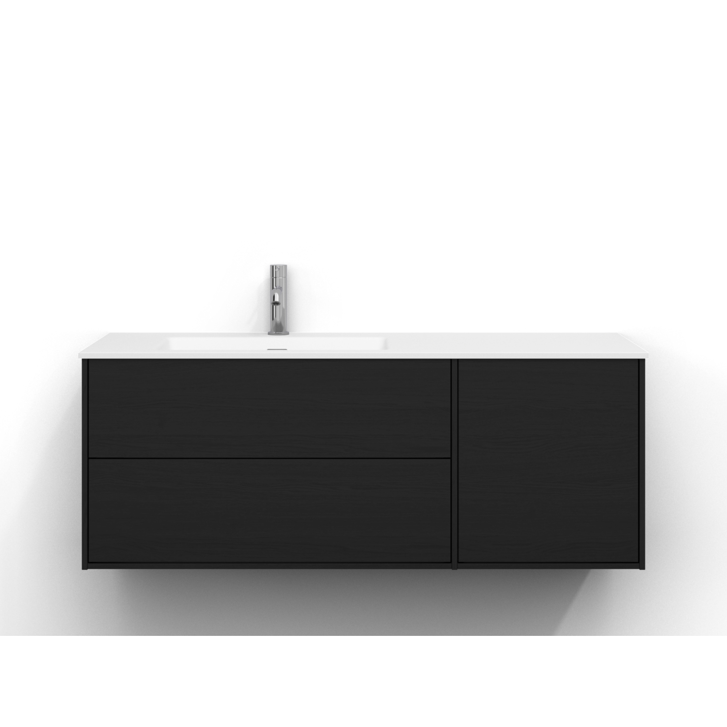 Tvättställsskåp Svedbergs Epos 120x45 med 2+1 Lådor