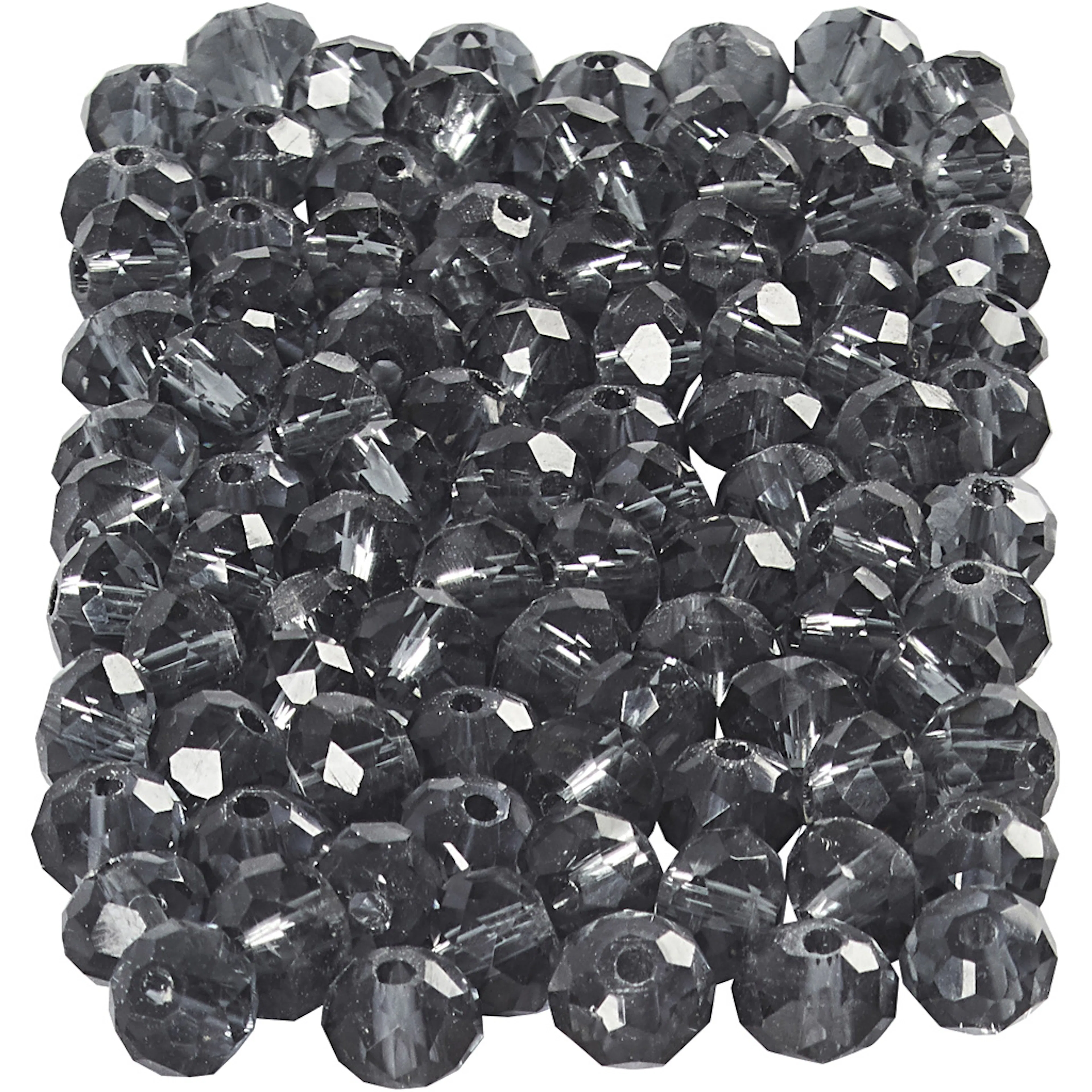 Facettperler Creativ Company Str 3x4 mm Hullstr 0,8 mm 100 stk/1 Pk