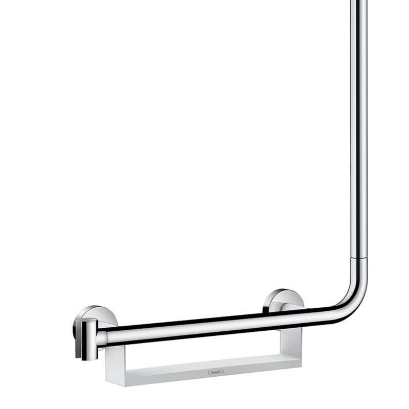 Duschset Hansgrohe Raindance Select S 120 3jet Duschstång Vä Krom, Venstre, Uten EcoSmart