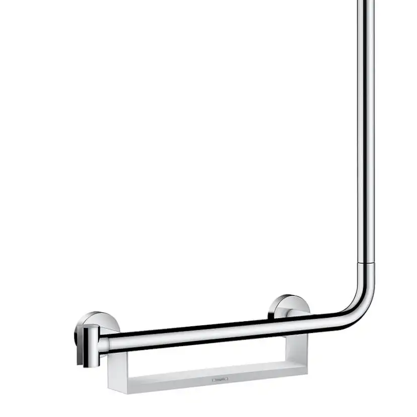 Duschset Hansgrohe Raindance Select S 120 3jet Duschstång Vä Krom, Venstre, Uten EcoSmart