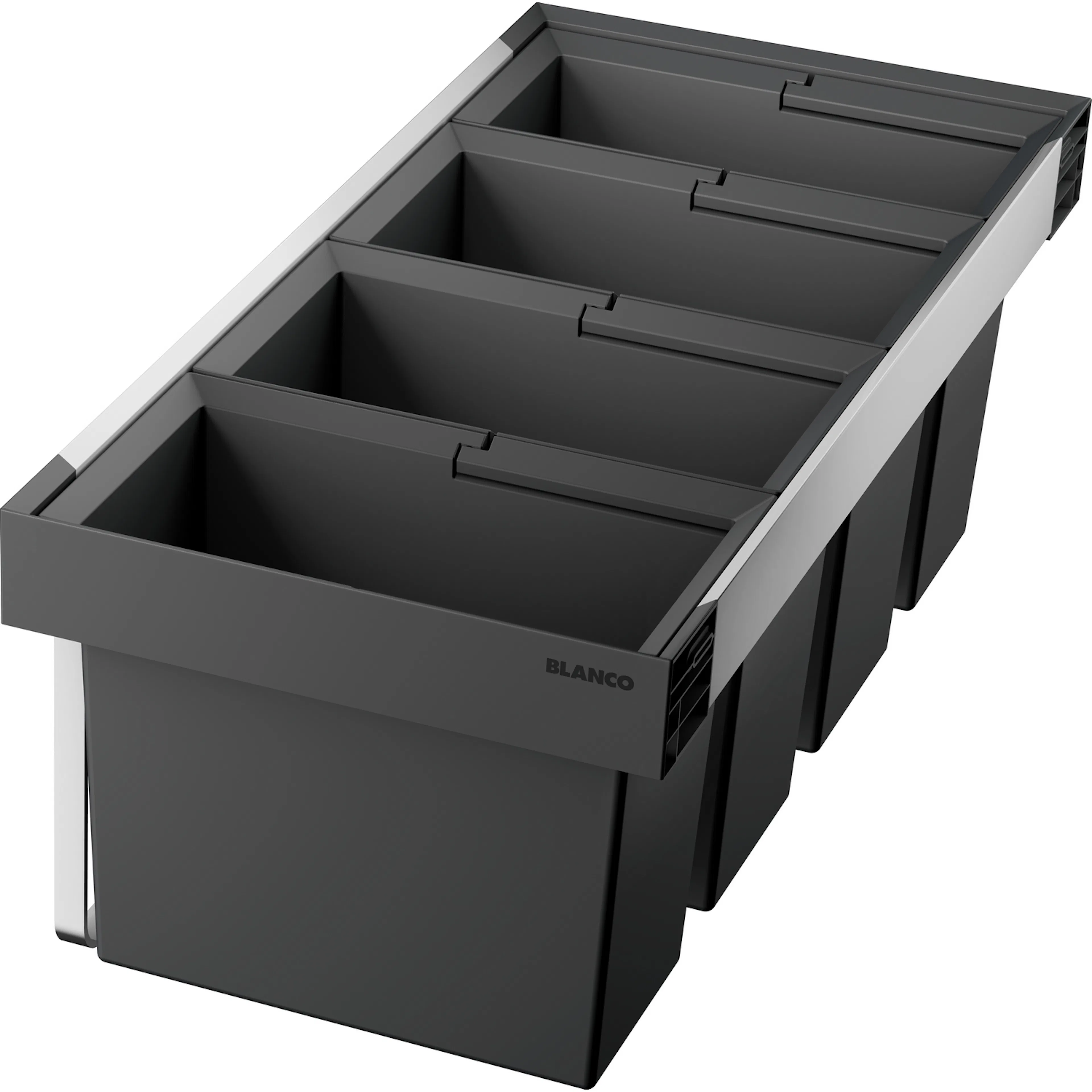 Kildesorteringsbeholder Blanco Flexon II 90/4 Avfallsbeholder med Lokk 90cm