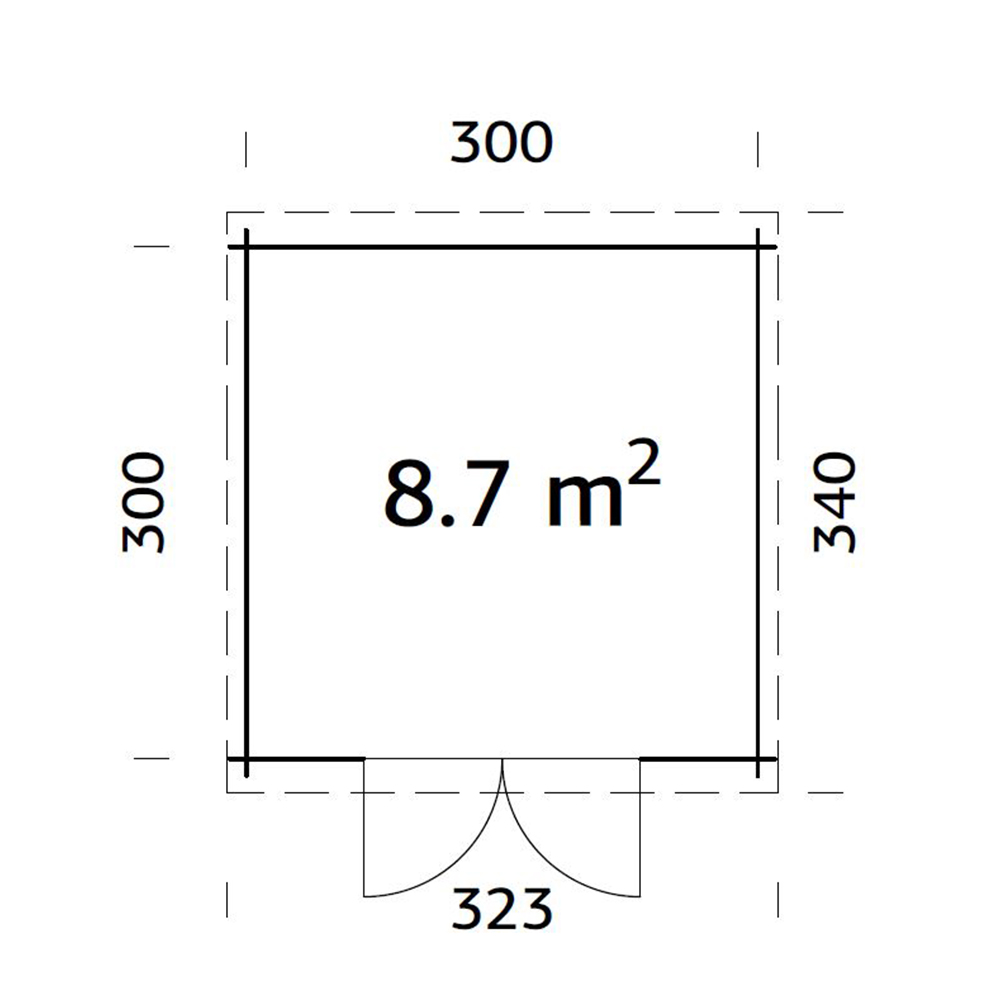 Gjestehytte Palmako Ella 8,7 M2
