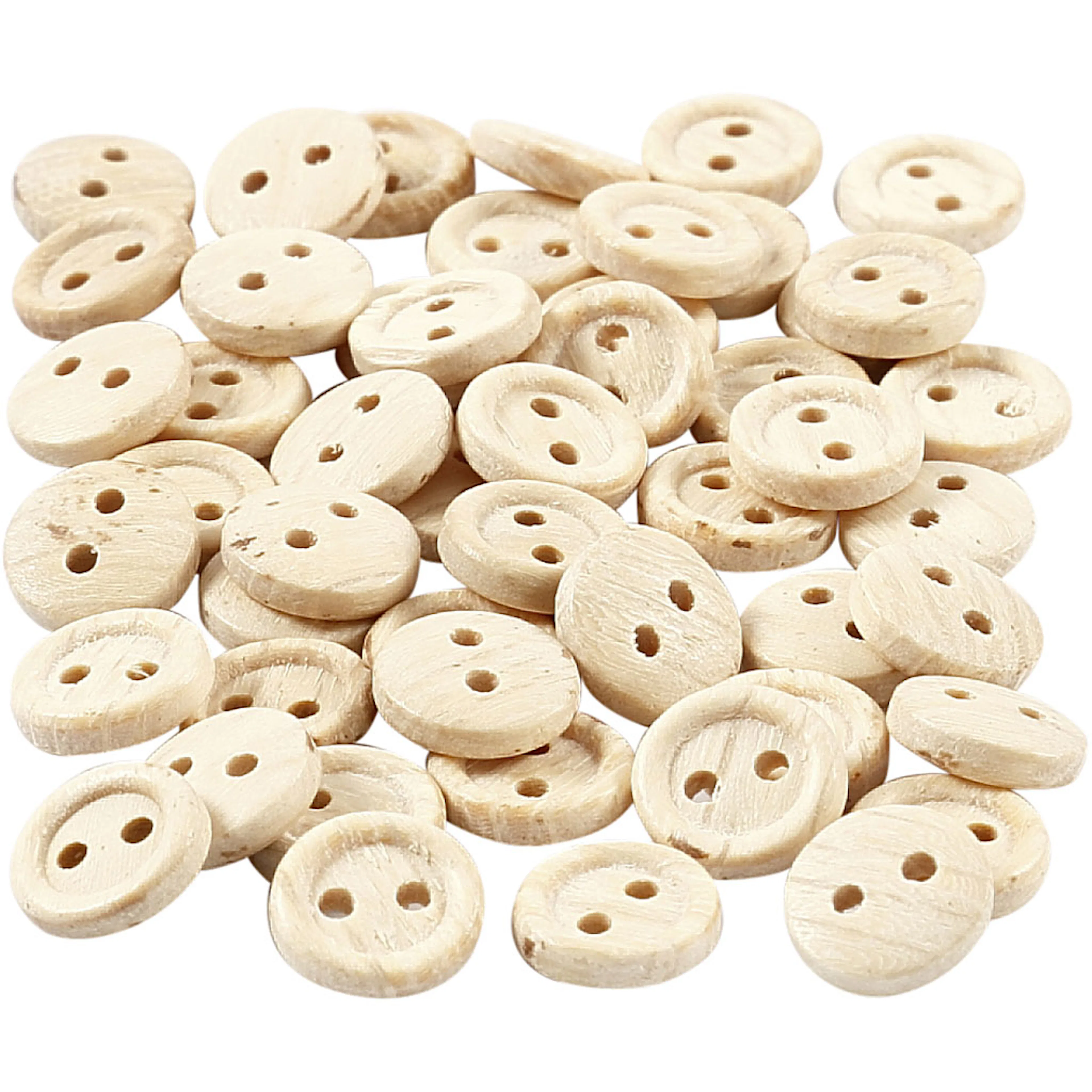 Treknapper Creativ Company Dia 8 mm 2 Hull 50 St/1 Pk