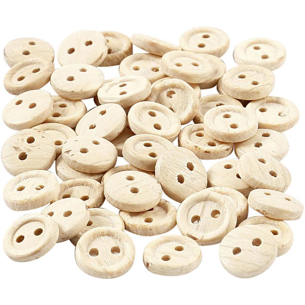 Treknapper Creativ Company Dia 8 mm 2 Hull 50 St/1 Pk