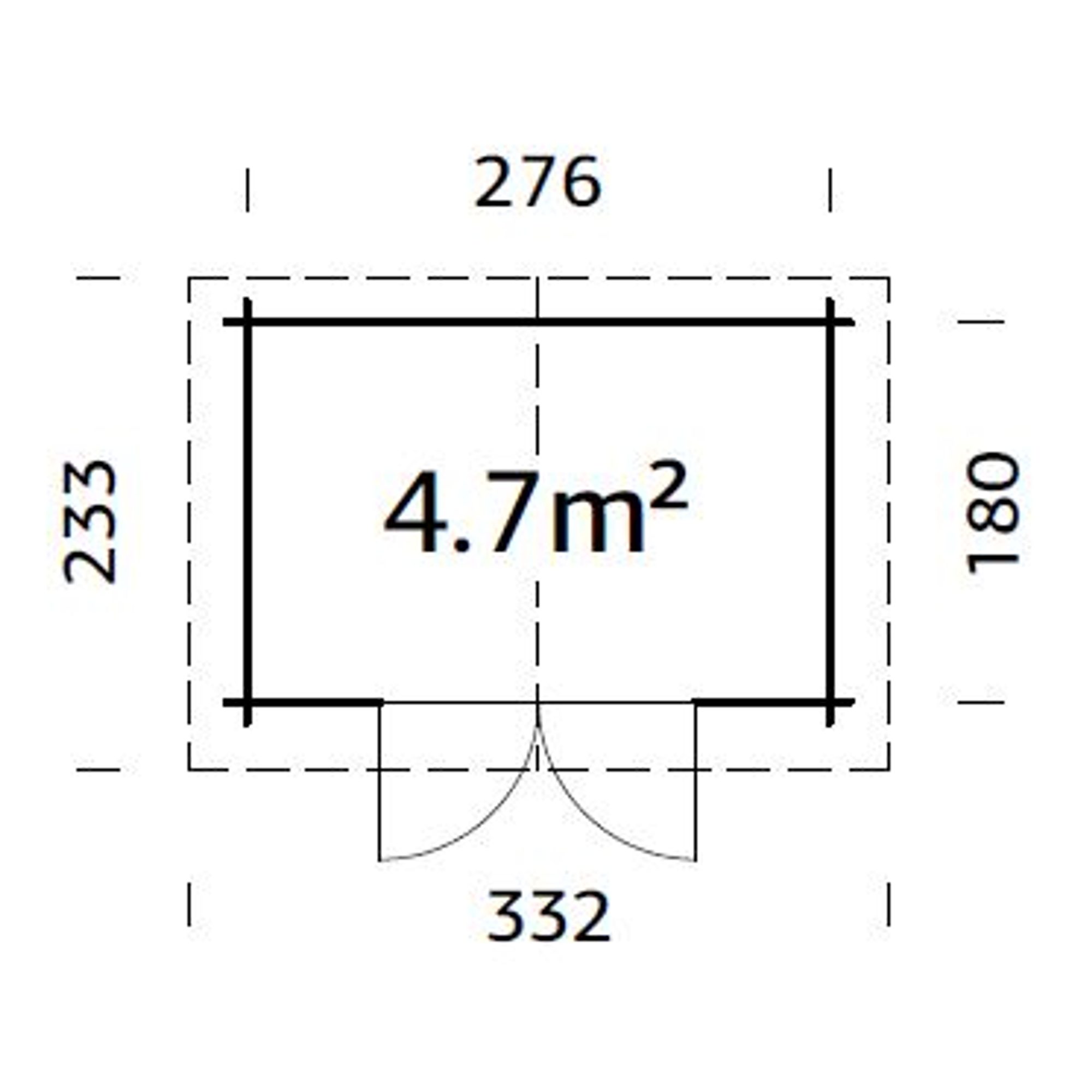 Hytte Palmako Valentine 5,0 m2