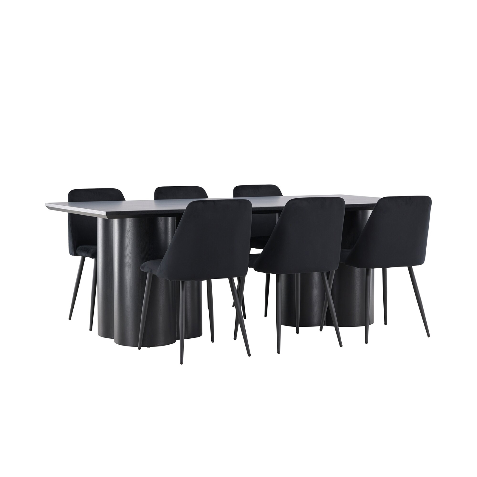 Spisegruppe Venture Home Olivia 210 med 6 stk Night Stoler