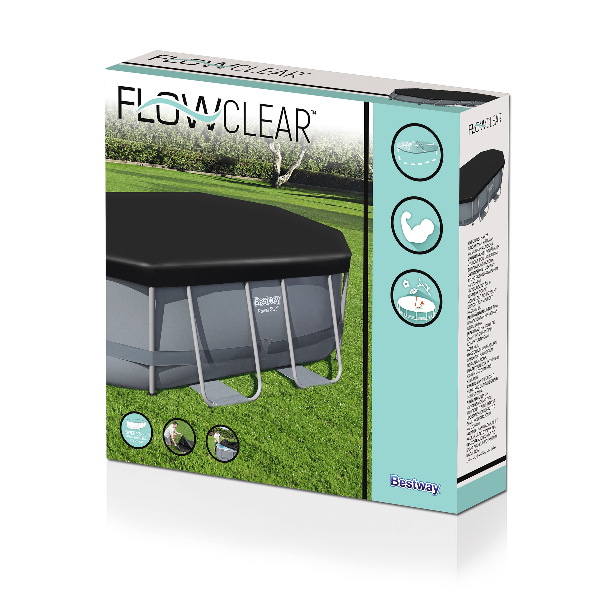Bassengtrekk Bestway Flowclear 3.05 x 2 m