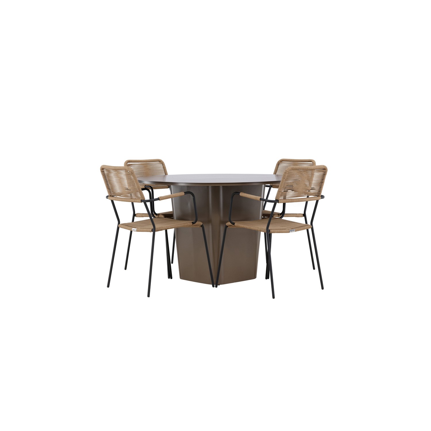 Hagegruppe Venture Home Santa Fe med 4 Lindos Lenestoler