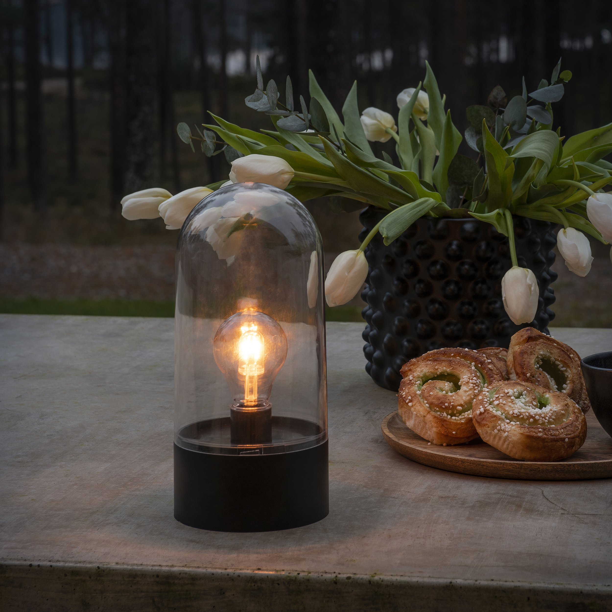 Lanterne Gnosjö Konstsmide Batteridrevet LED