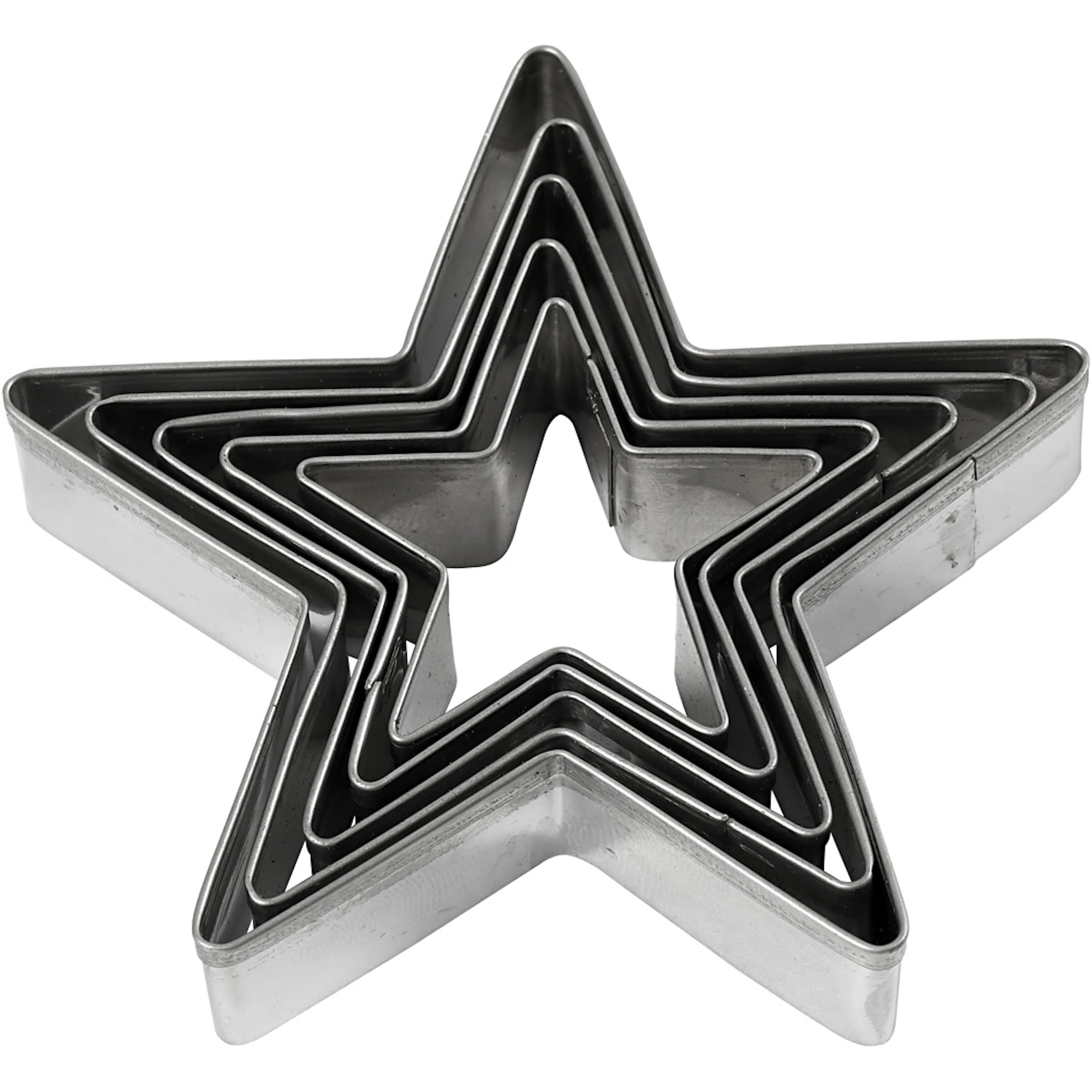 Utstikksformer Creativ Company Stjerne Str 8 cm 5 St/1 Pk