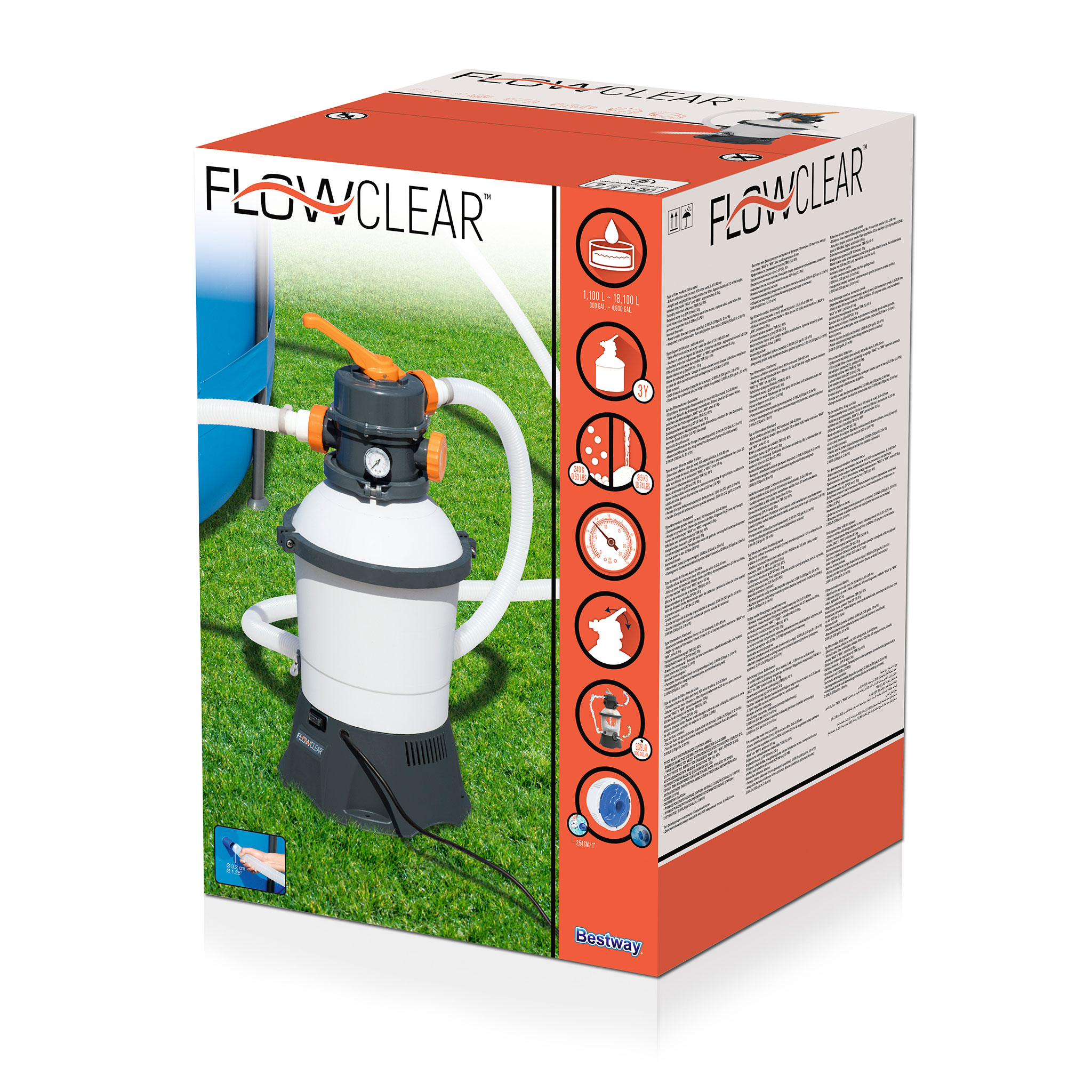 Sandfilterpumpe Bestway Flowclear 3028l/h