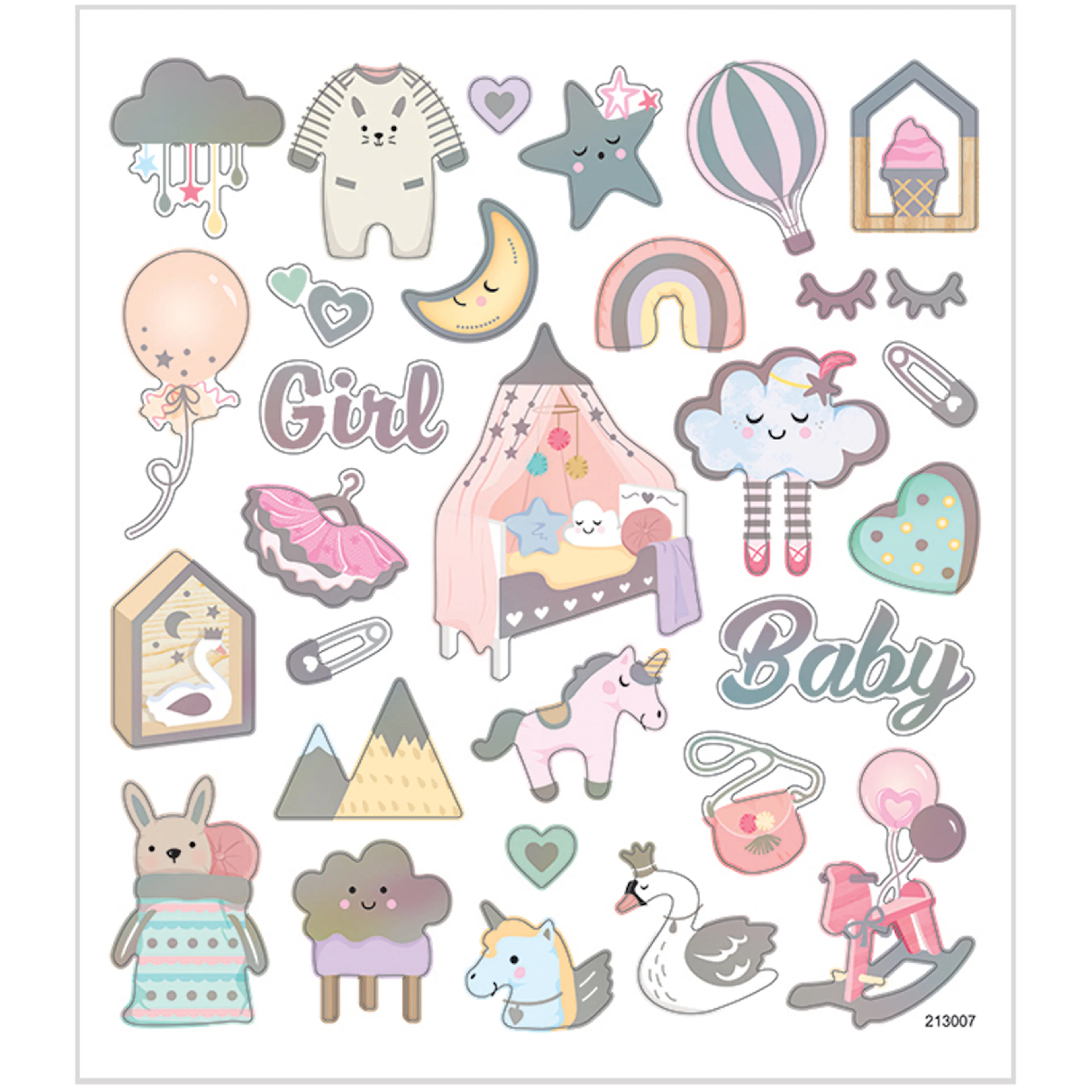 Klistremerker Creativ Company Baby Girl