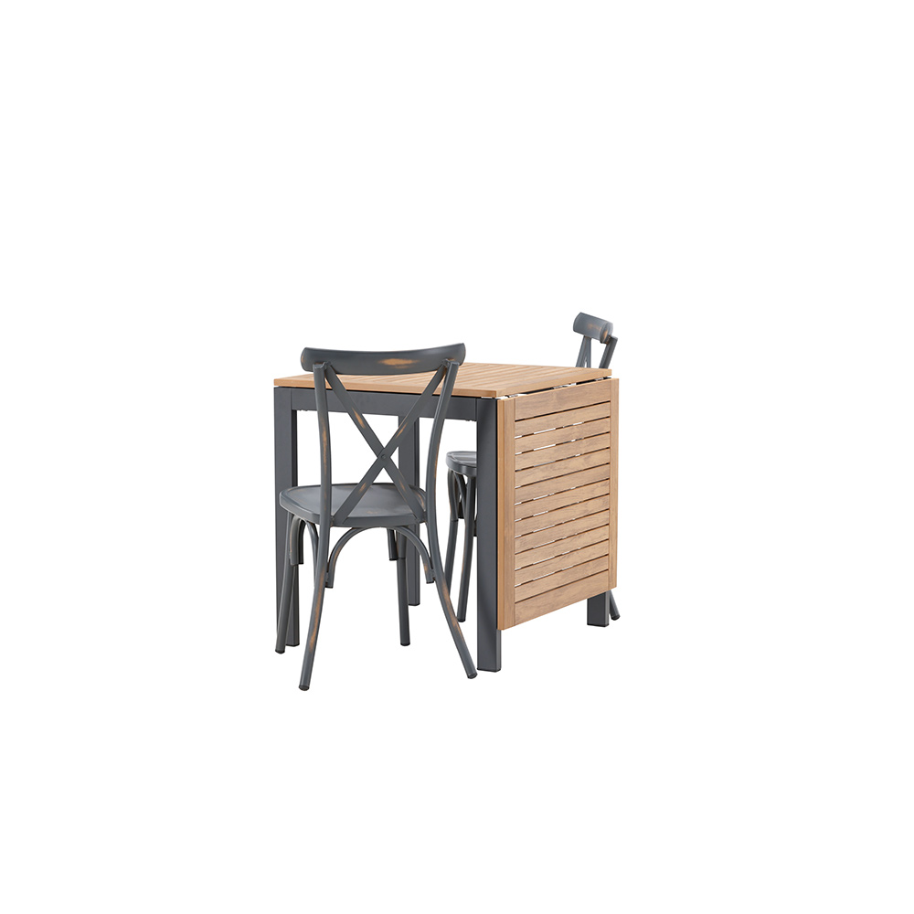 Cafégruppe Venture Home Diego Bord med 2 Tablas Stoler