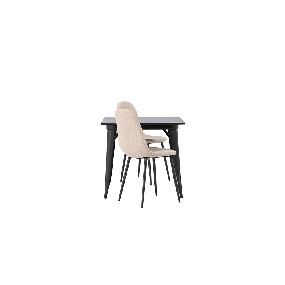 Spisegruppe Venture Home Tempe med 2 stk Polar Stoler