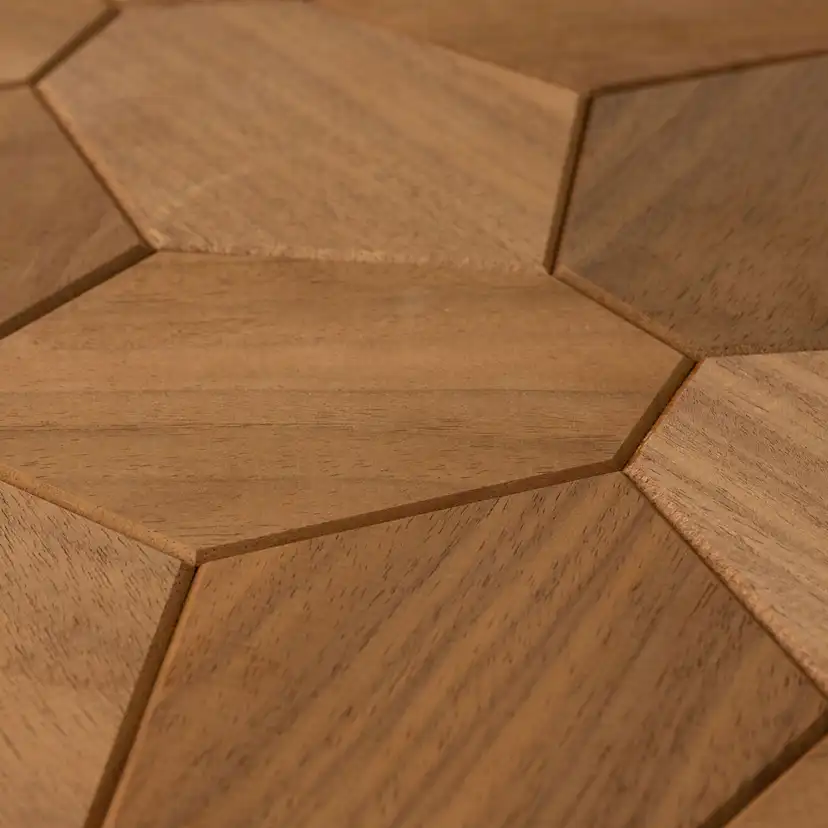 Veggpanel Emotionwood Hexagon