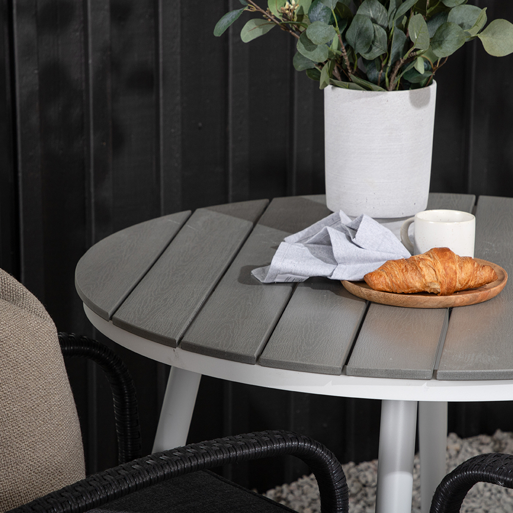 Cafégruppe Venture Home Break Ø90 cm med 2 Anna Stoler