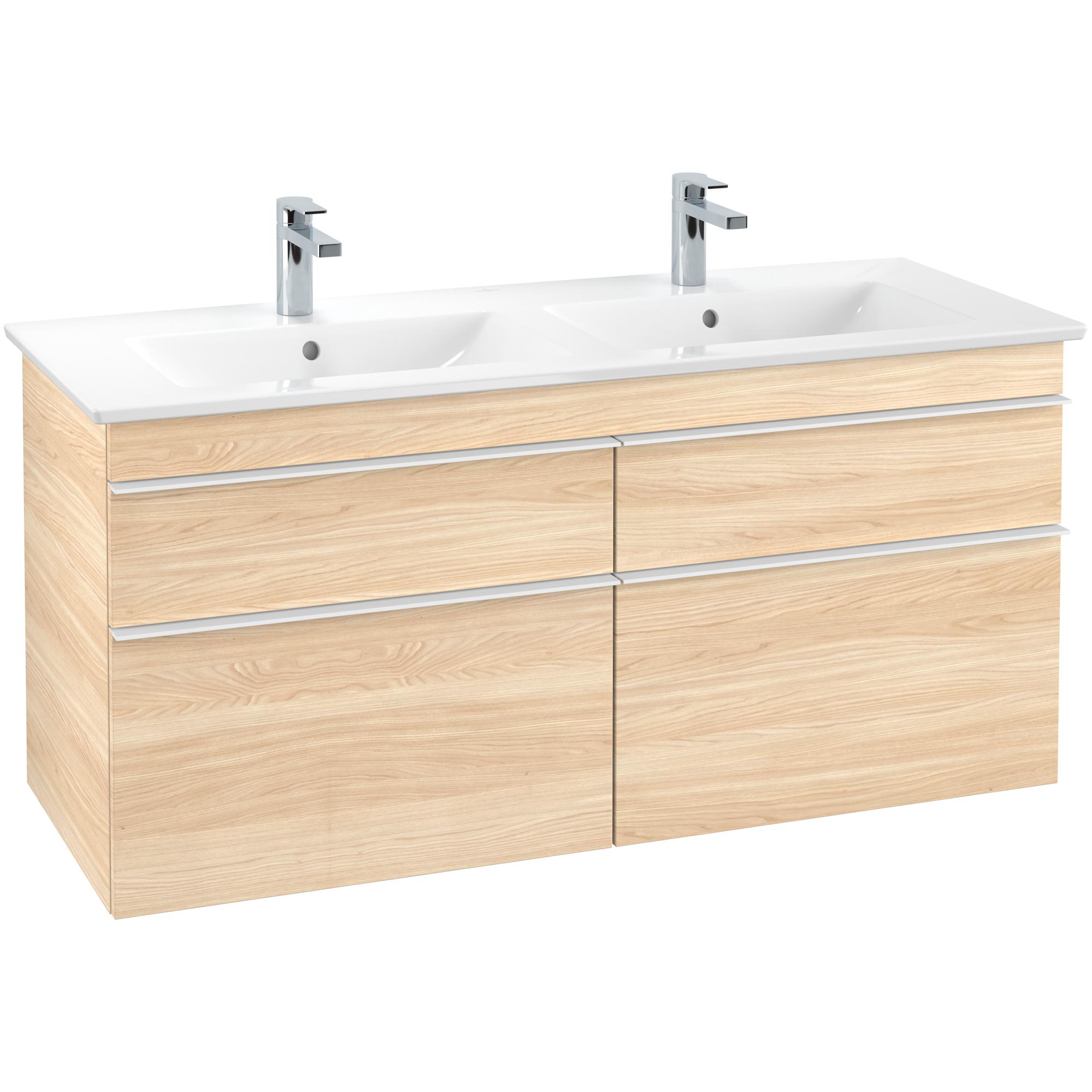 Tv&auml;ttst&auml;llssk&aring;p Villeroy & Boch Venticello 125 cm med  4 L&aring;dor f&ouml;r Dubbla Tv&auml;ttst&auml;ll