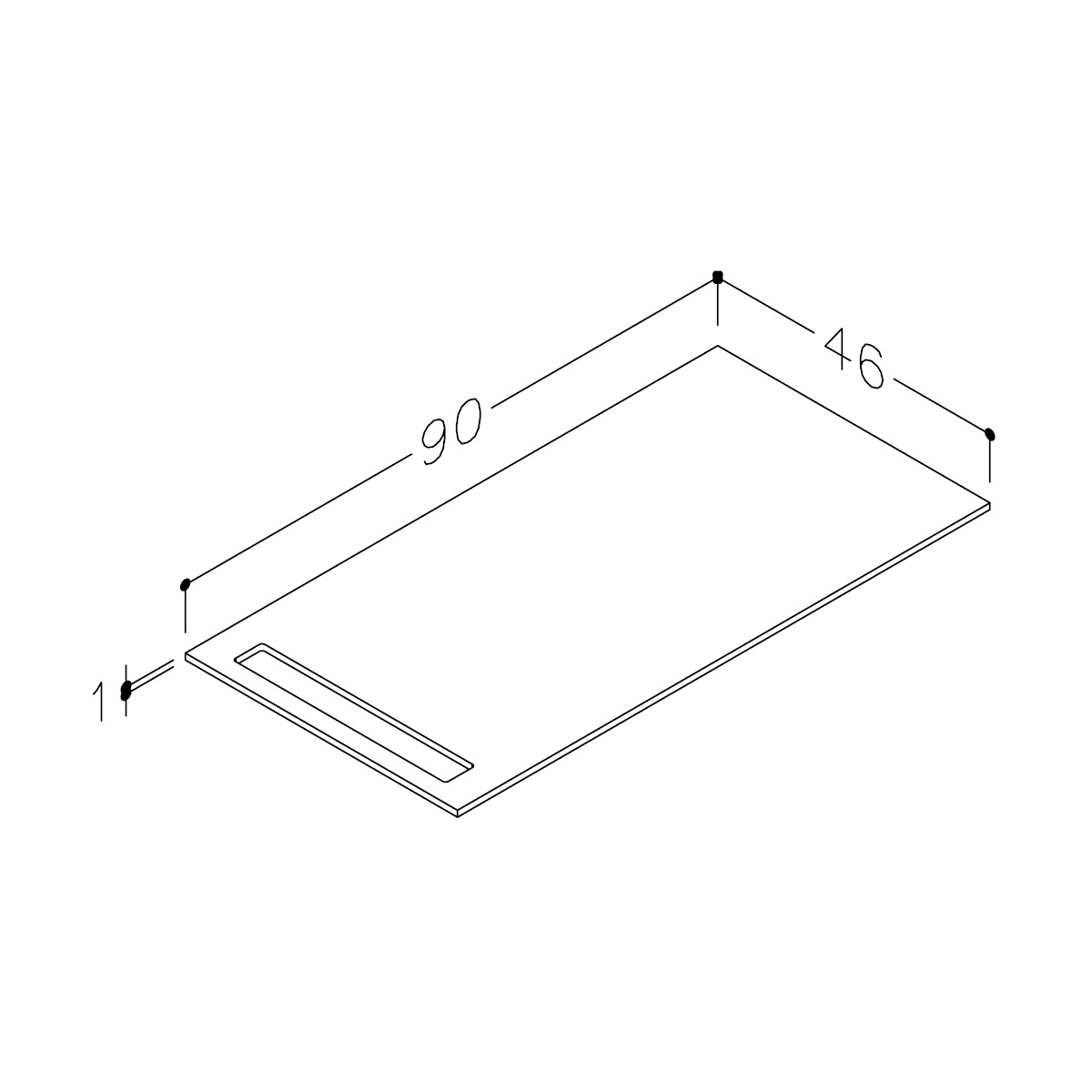 Benkeplate Korsbakken med Håndkleholder