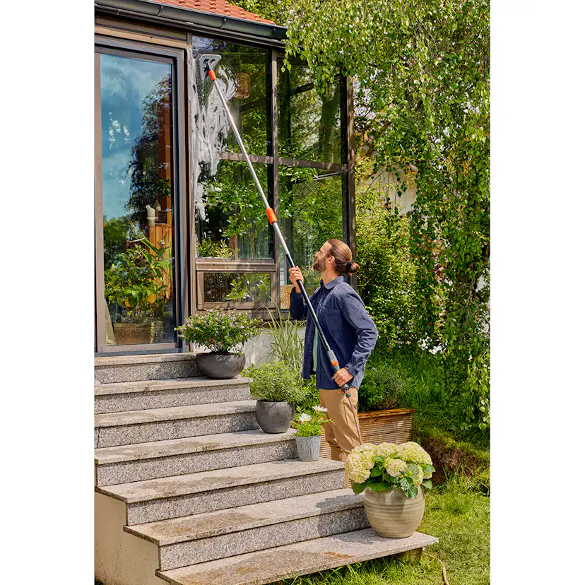 Vannførende Teleskopskaft Gardena Cleansystem M-XL