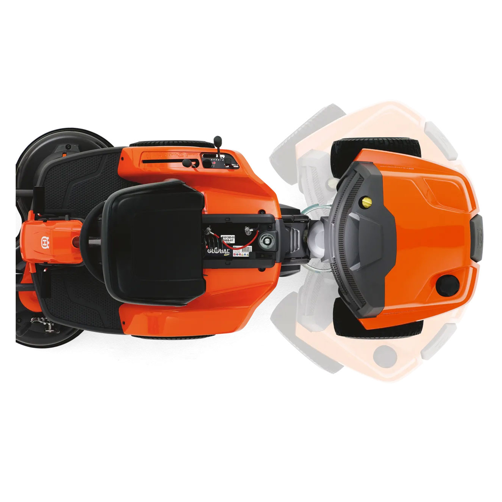Traktorklipper Husqvarna R 112C5 inkl. Klippeaggregat