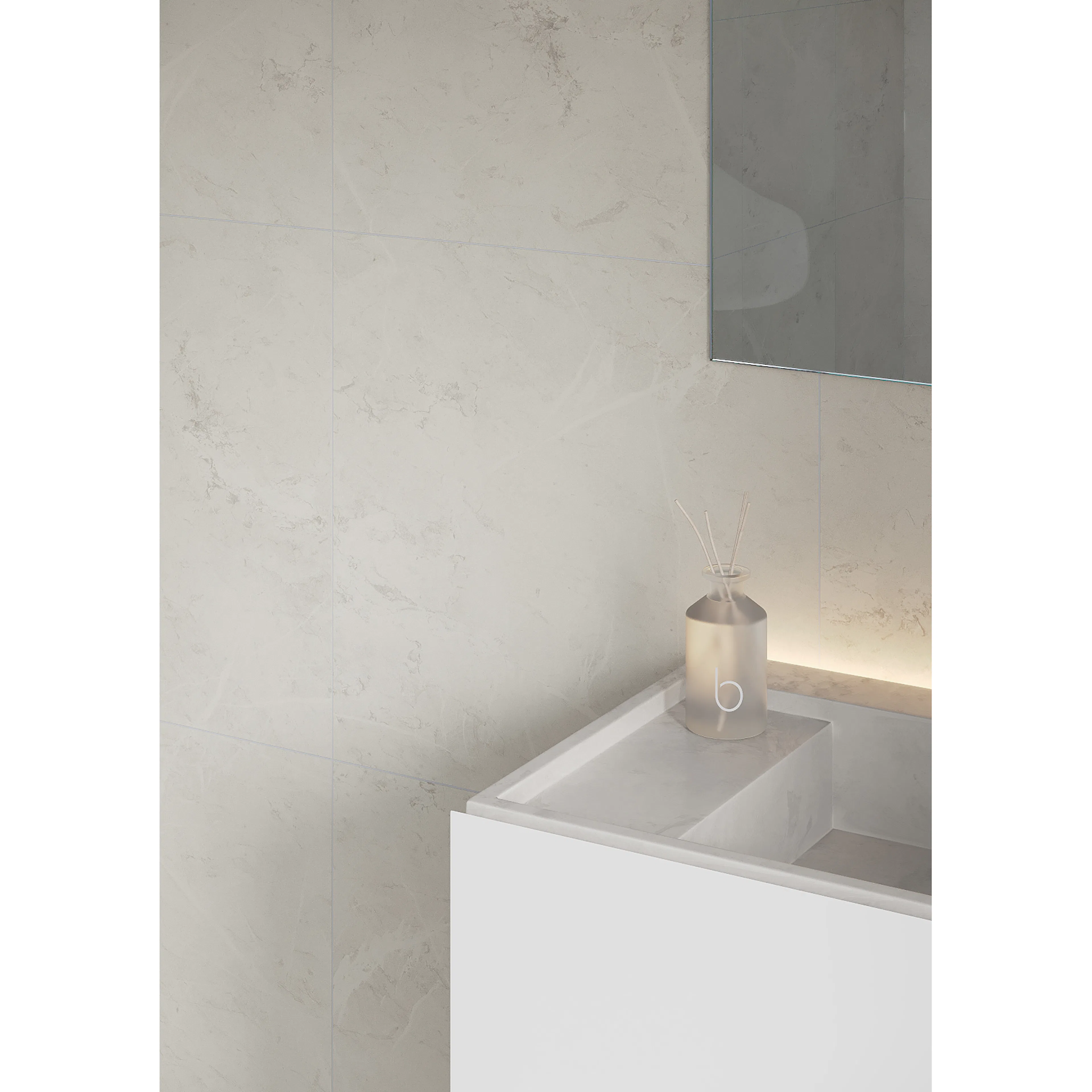Baderomspanel Fibo 2273-TM6060 White Marble