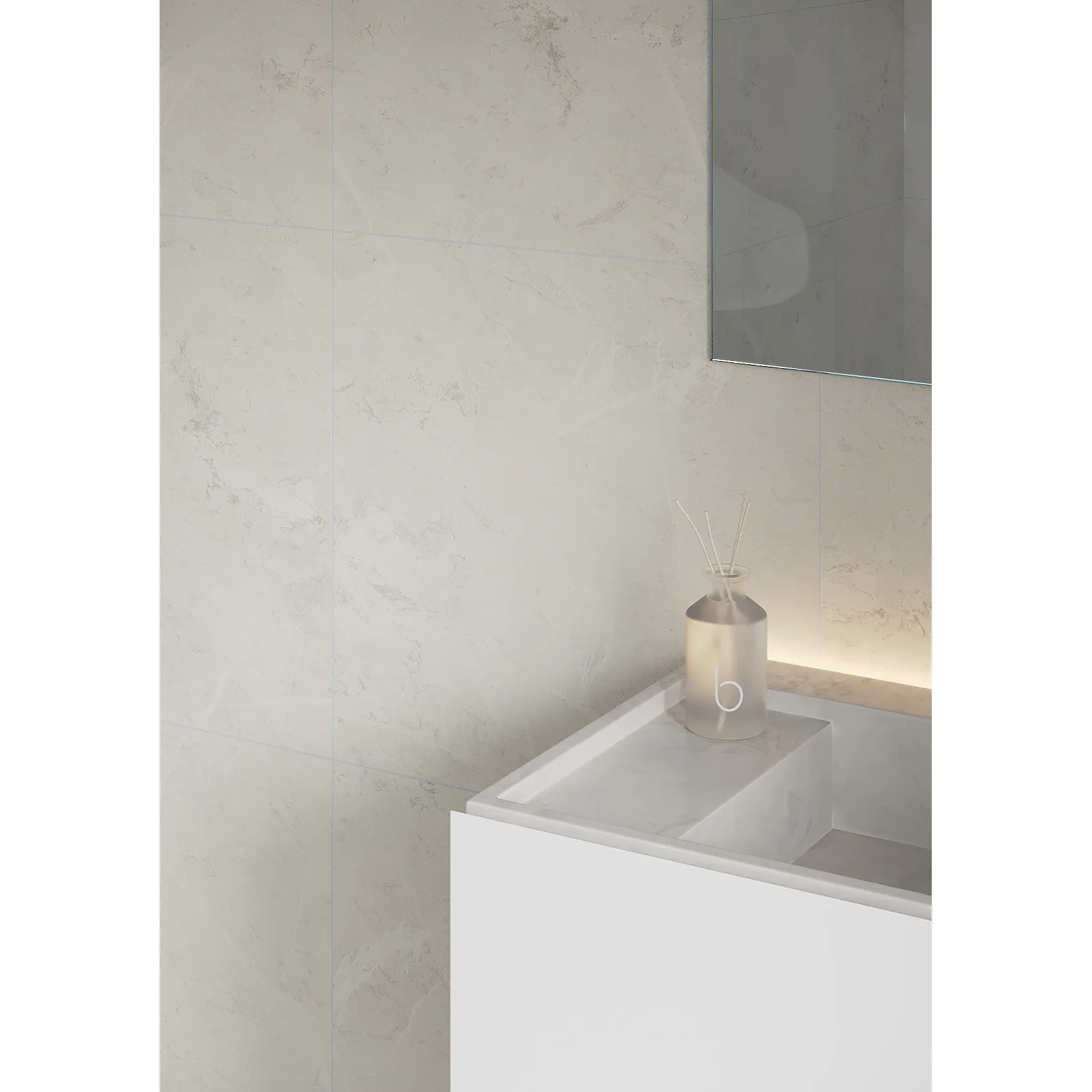 Baderomspanel Fibo 2273-TM6060 White Marble
