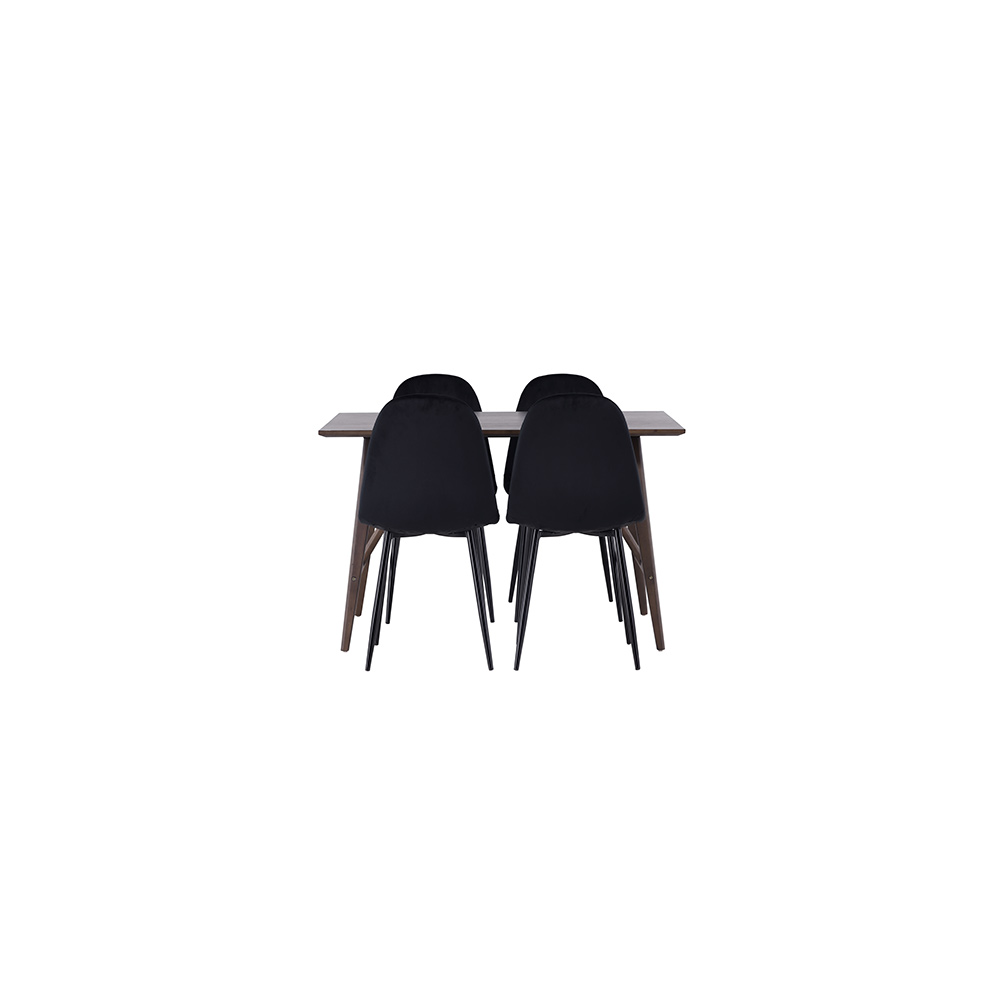 Spisegruppe Venture Home Kaseidon med 4 stk Polar Stoler