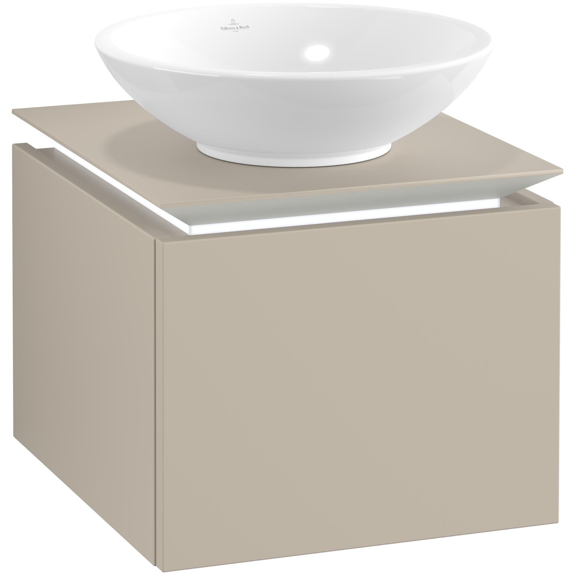 Tvättställsskåp Villeroy & Boch Legato Kompakt 450 med 1 Låda för Ytmonterat Tvättställ