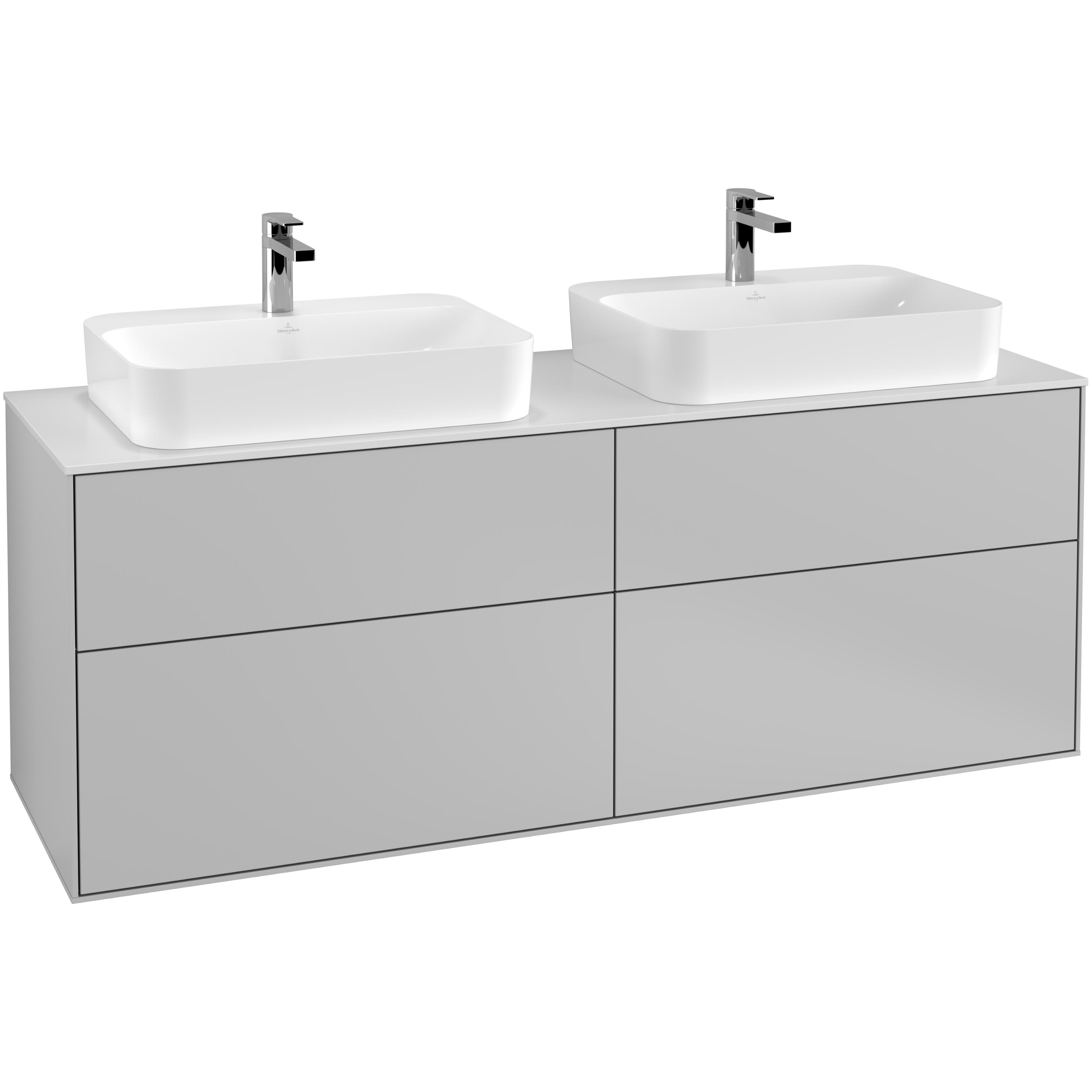 Tv&auml;ttst&auml;llssk&aring;p Villeroy & Boch Finion med 4 L&aring;dor och B&auml;nkskiva f&ouml;r Tv&aring; Ytmonterade Tv&auml;ttst&auml;ll