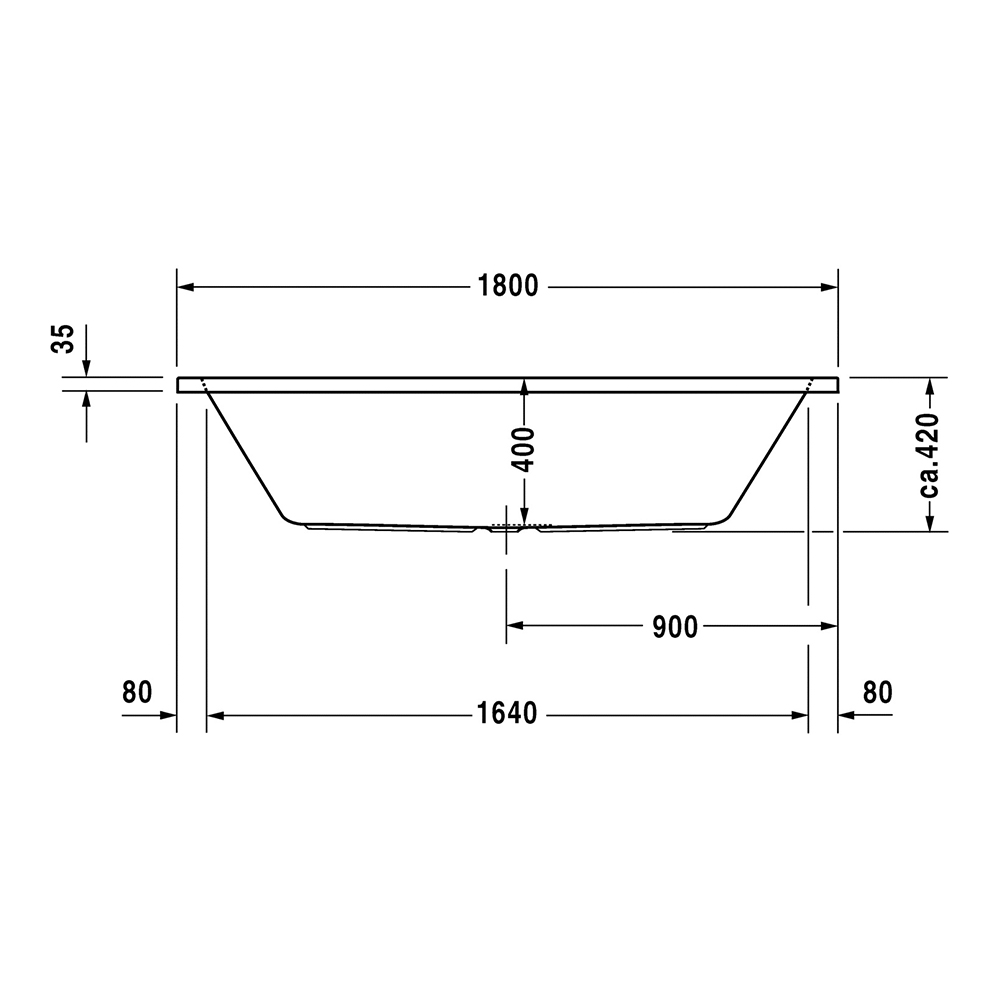 Badkar Duravit D-Code