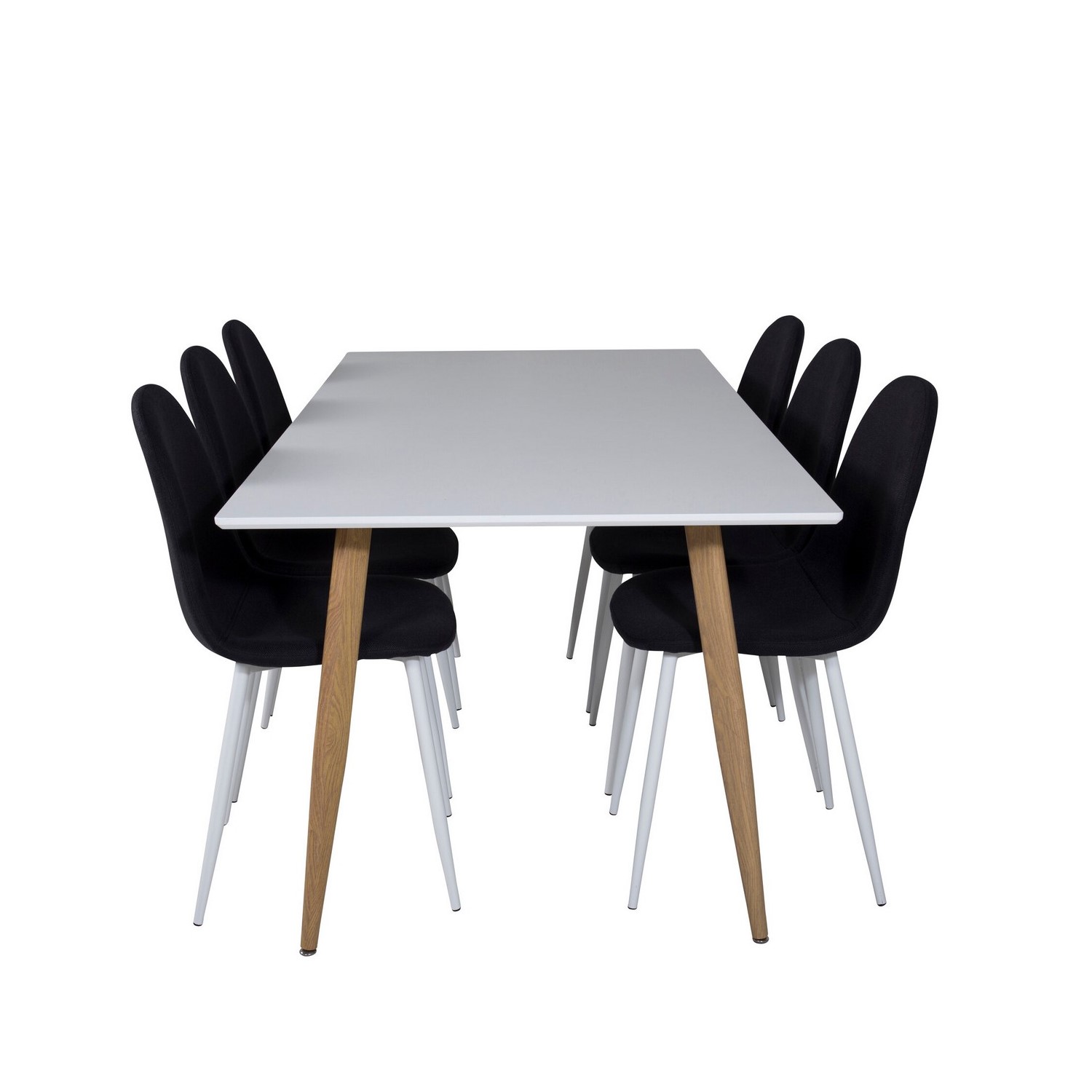 Spisegruppe Venture Home Polar med 6stk Stoler