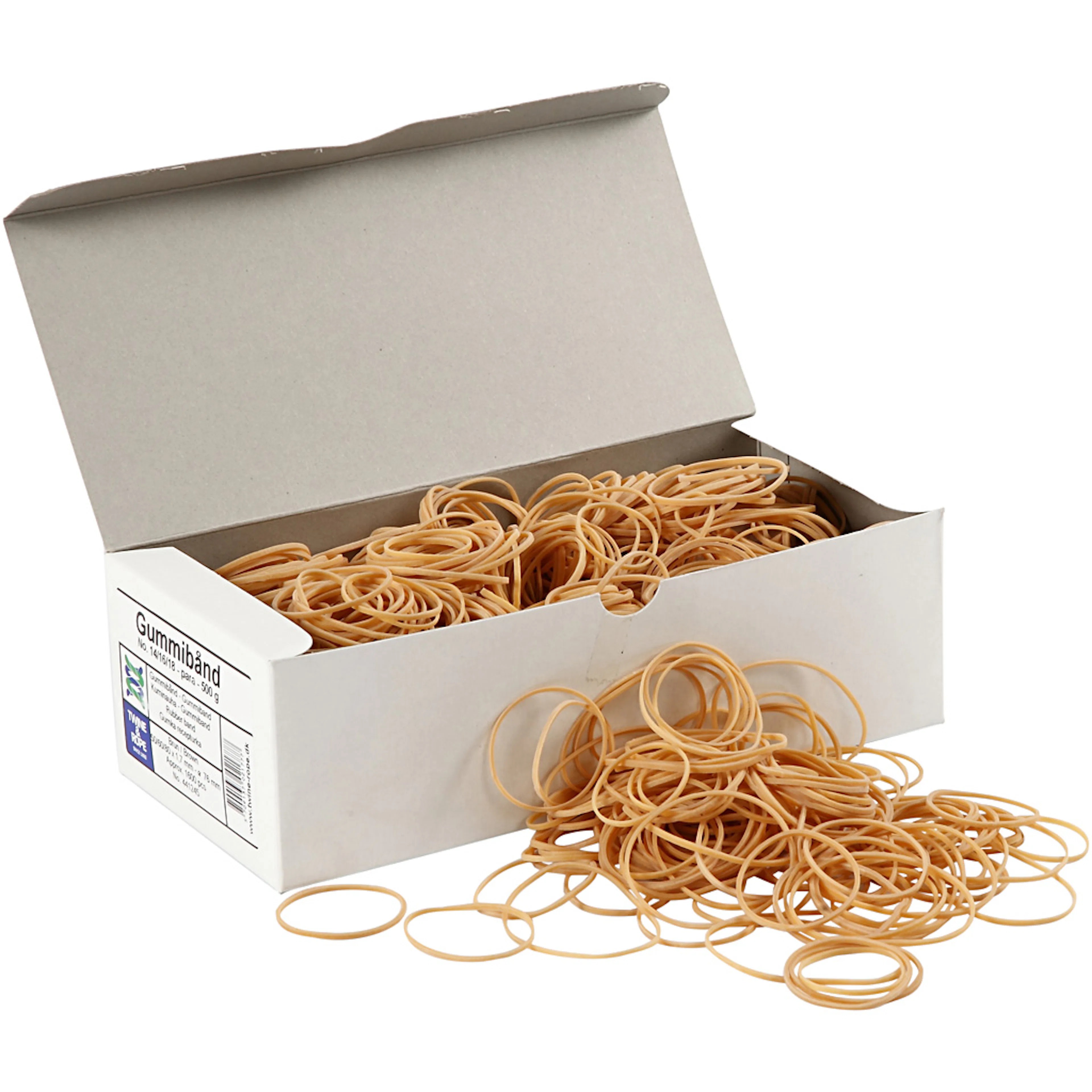 Gummistrikk Creativ Company D5-8 cm Tykkelse 1 mm 500 g/1 Pk