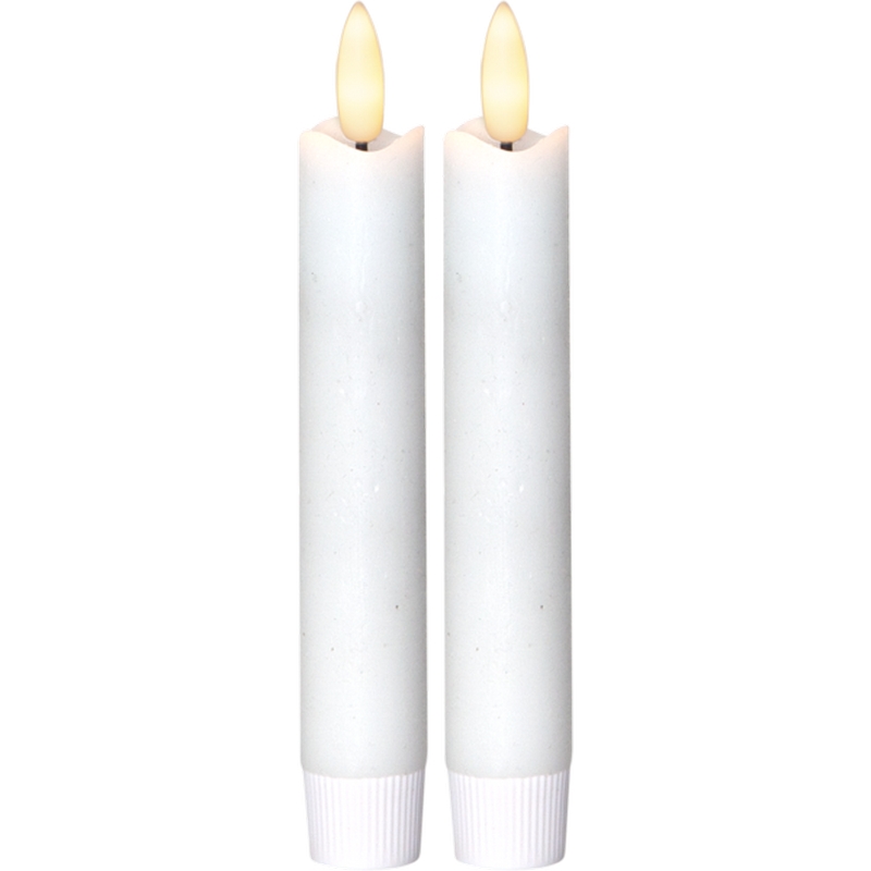 Antikklys Star Trading Flamme Kort LED 2-pk