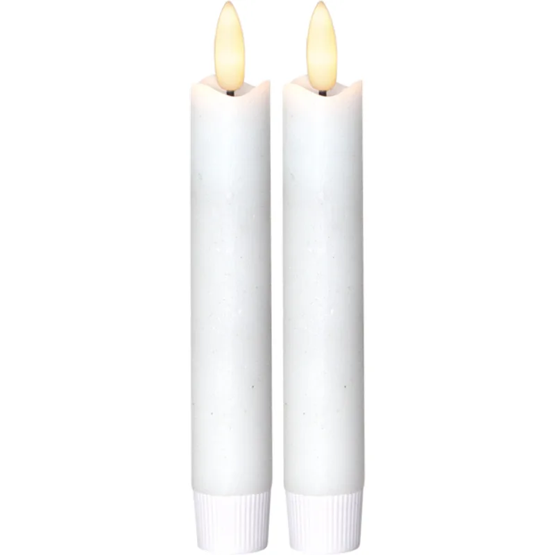 Antikklys Star Trading Flamme Kort LED 2-pk