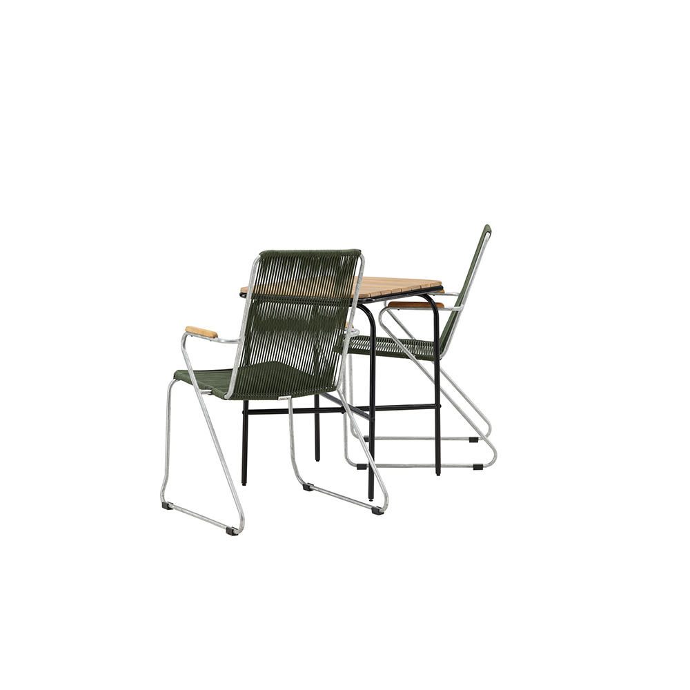 Cafégruppe Venture Home Holmbeck Bord med 2 Bois Stoler