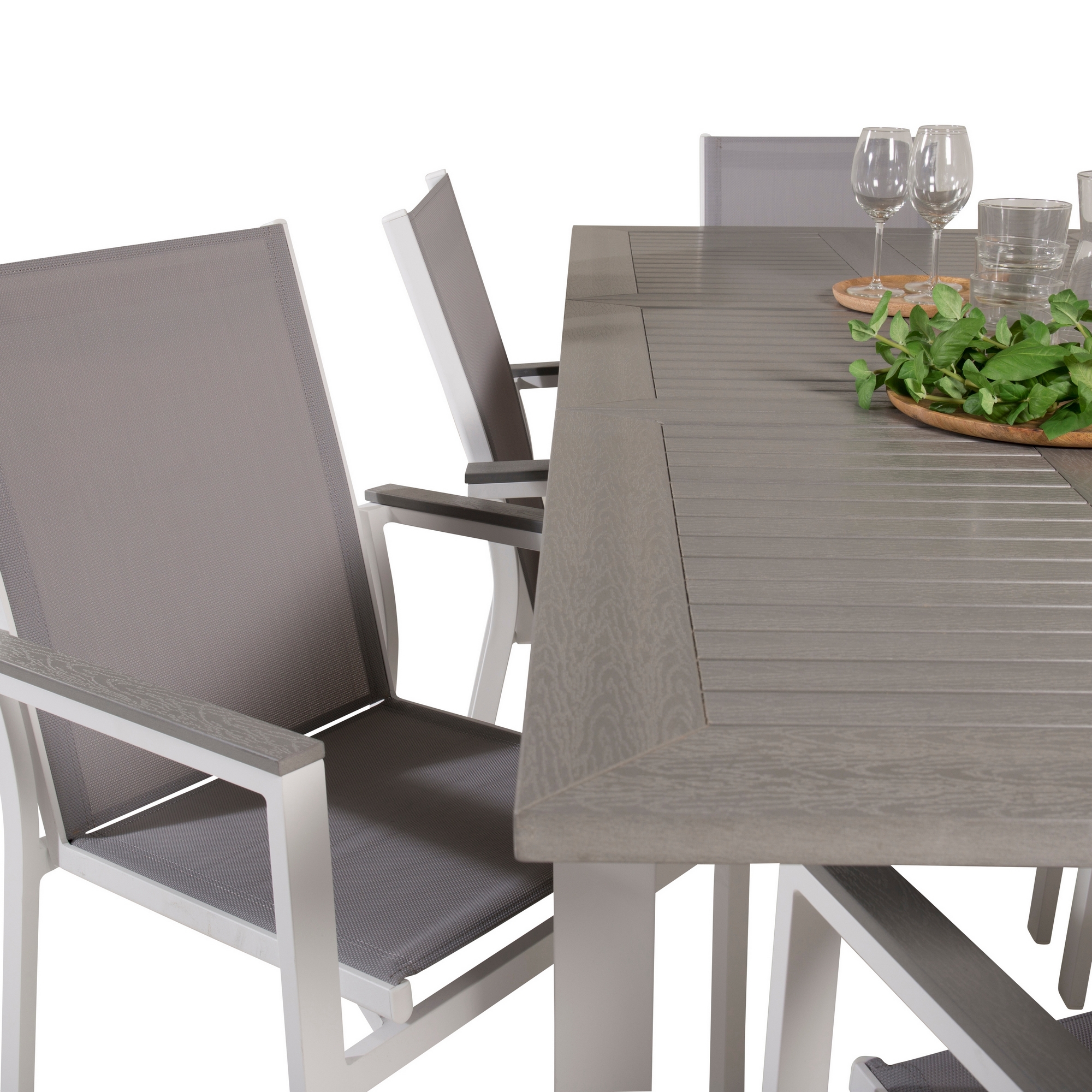 Spisegruppe Venture Home Aleyna 152/210 med 6 Pincy Stoler
