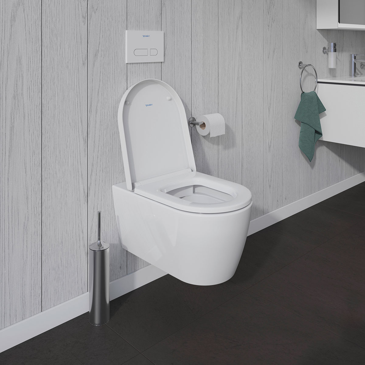 Vegghengt Toalett Duravit Me by Starck 252909 uten Toalettsete